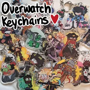 Overwatch Acrylic Keychain, Overwatch Merch Bag Charm
