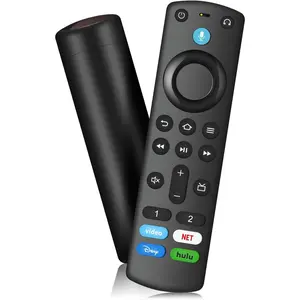 Voice Remote Replacement fit for Fire  TVs Stick(Lite/2nd/3rd Gen/4K/4K Max),TV Cube(1st/2nd Gen/3rd Gen), TVs (3rd Gen),QLED Series,and fit for Insignia/Toshiba/Pioneer/Omni  TV