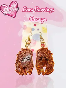 Loc Earrings Orange