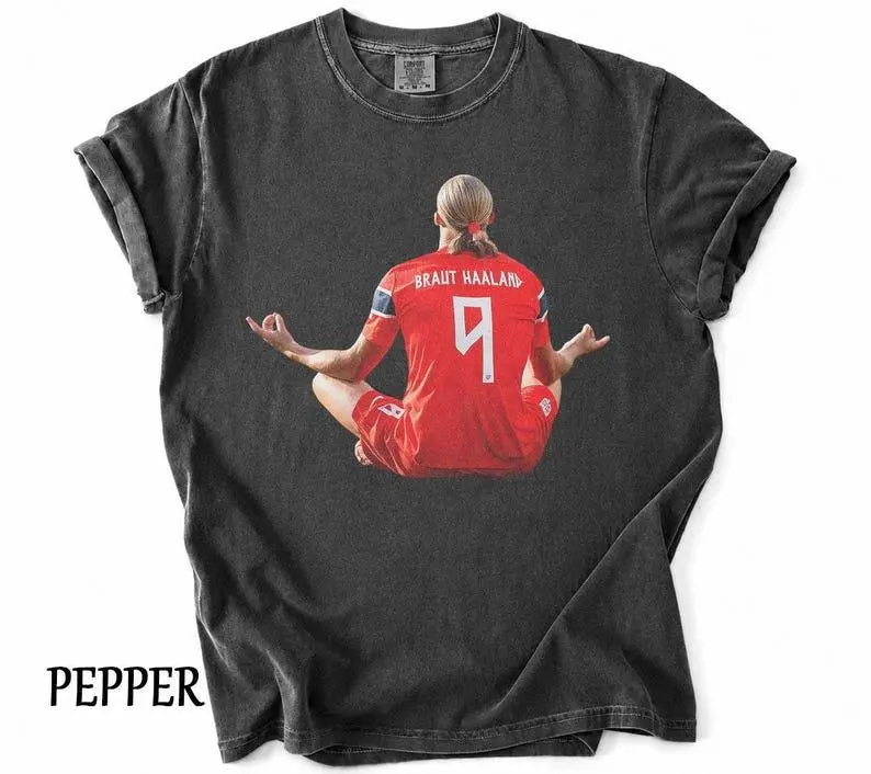 Erling  Tshirt, Norway Soccer Jersey Comfort Colors