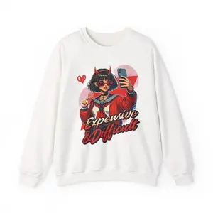 Expensive & Difficult Demon Schoolgirl Sweatshirt | Selfie Anime Aesthetic