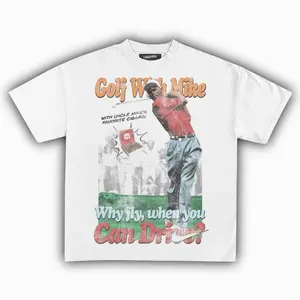 [SALE OFF 50%] GOLF WITH MIKE VINTAGE T-SHIRT, GRAPHIC TEE, SPORT SHIRT , PERFECT GIFT FOR FAN 7DN