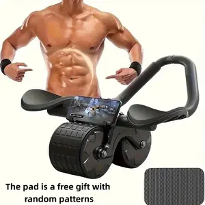Sick of tedious ab workouts? This automatic rebound ab wheel tones your core in 2 weeks! Ab Workout Equipment Ab Roller
