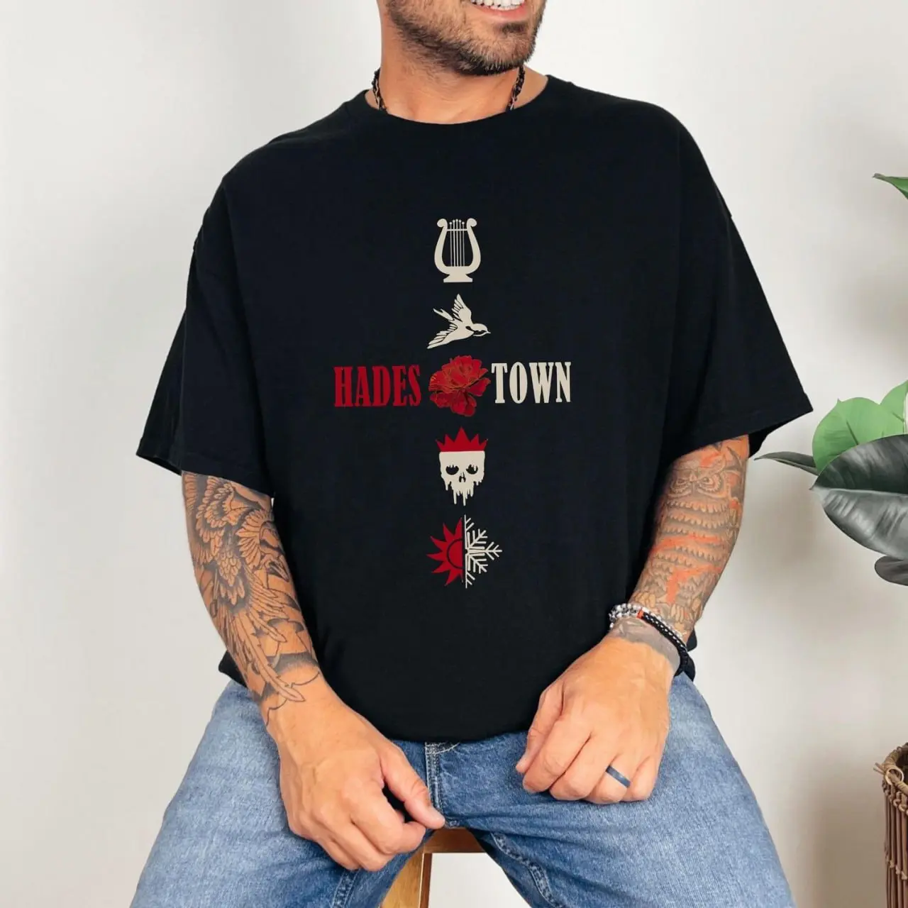 Youth and Adult Wait For Me Hadestown Tee, Broadway Musical Shirt, Theatre Lover Gift, Orpheus Eurydice Design, Stage Show Fan Apparel