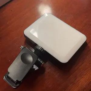 Rechargeable Selfie Light, Clip Fill Light for Phone Laptop Tablet Portable Light for Video Conference Live Streaming Zoom Call Makeup Picture (Black)