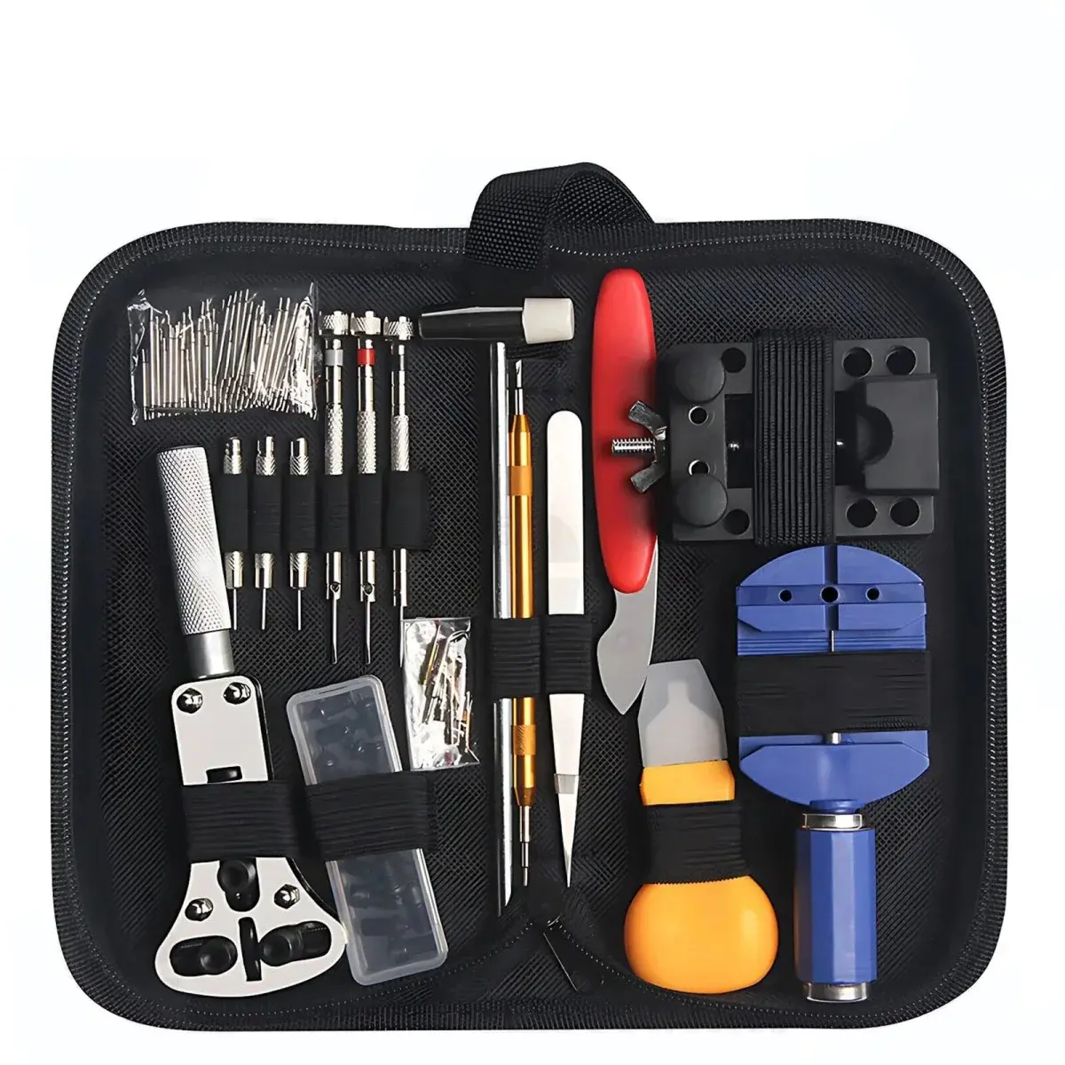 147PCS Watch Repair Kit, Watch Link Remover Tool Set, Battery Replacement, Back Case Opener, Spring Bar Tool for Watch Band Adjustment