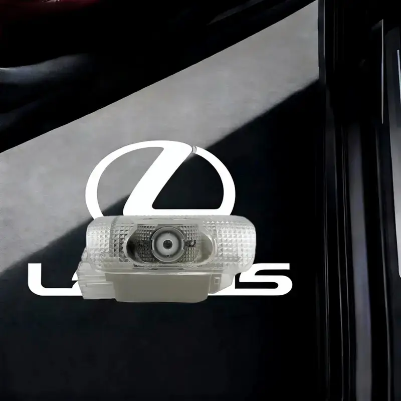 2pcs for Lexus Never Fade Door Lights Logo Projector Car Courtesy Welcome 3D Shadow Light Compatible with LS2006-2024,ES2007-2024,IS2006-2024,LX2007-2024,RX2007-2024,GS2012-2024,GX2010-2024,RC2014-2024，LC2016-2025 (TECH Shadow).Door Light Projector