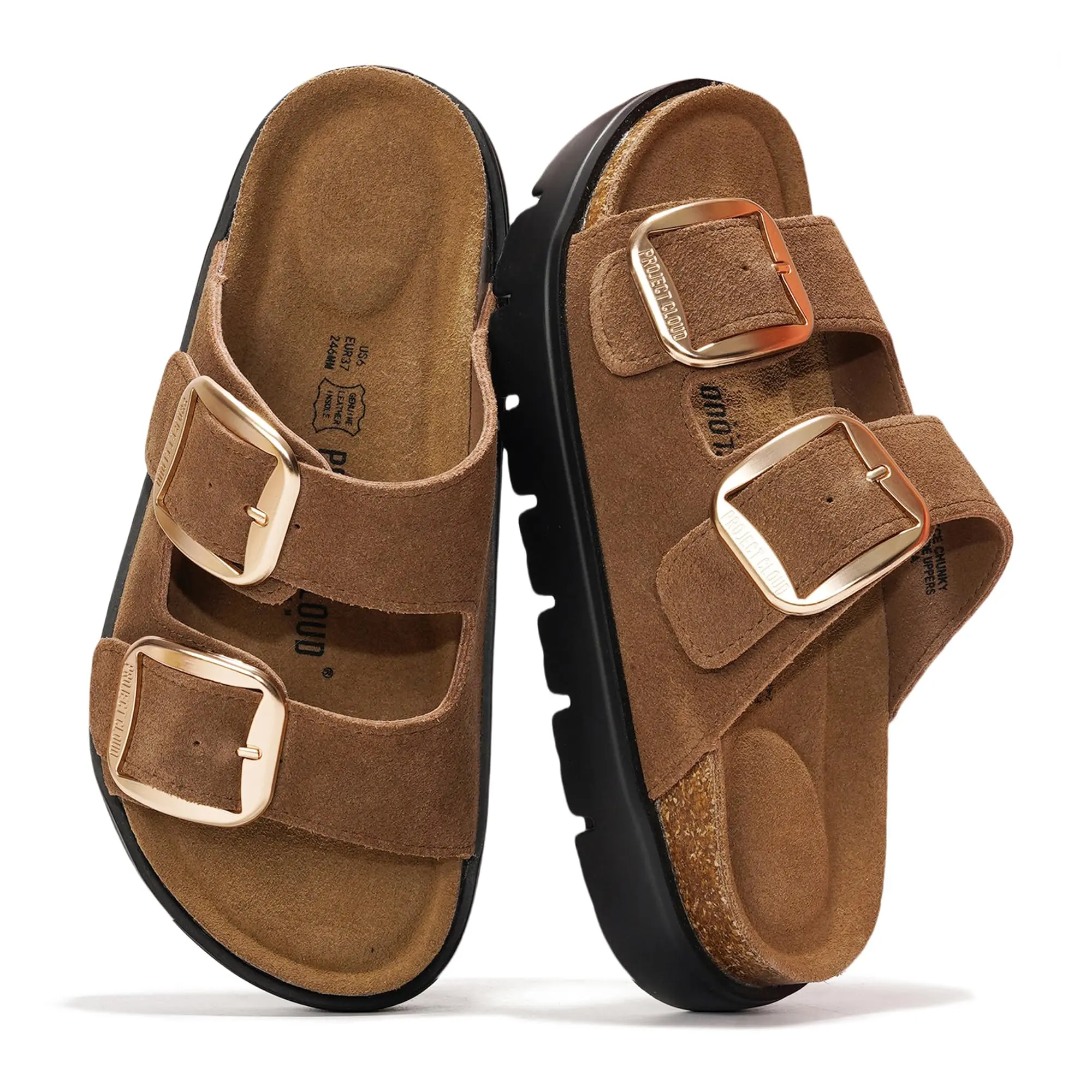 Project Cloud Women's Genuine Leather Flatform Platform Sandals | Summer Walking Footwear | ProjectPlush Non-Slip – Greece Chunky Project Cloud Women's Genuine Leather Flatform Platform Sandals | Summer Walking Footwear | ProjectPlush Non-Slip – Greece Chunky