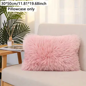 Dana Long Hair Pillow Cover, Soft and Comfortable, Romantic Decor for Bedroom Living Room Bed Sofa Hotel Airbnb