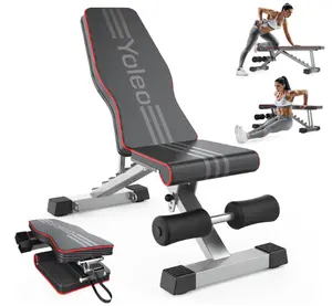 Adjustable Weight Bench for Home Gym, ASTM-Certified 827LBS, 95% Pre-Assembled
