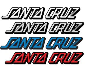 Classic Strip 10in Santa Cruz Sticker
