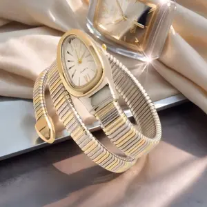 Luxury Women's Quartz Wristwatch with Sequins, Elegant Design, Perfect Gift for Girlfriend, Includes Stylish Packaging