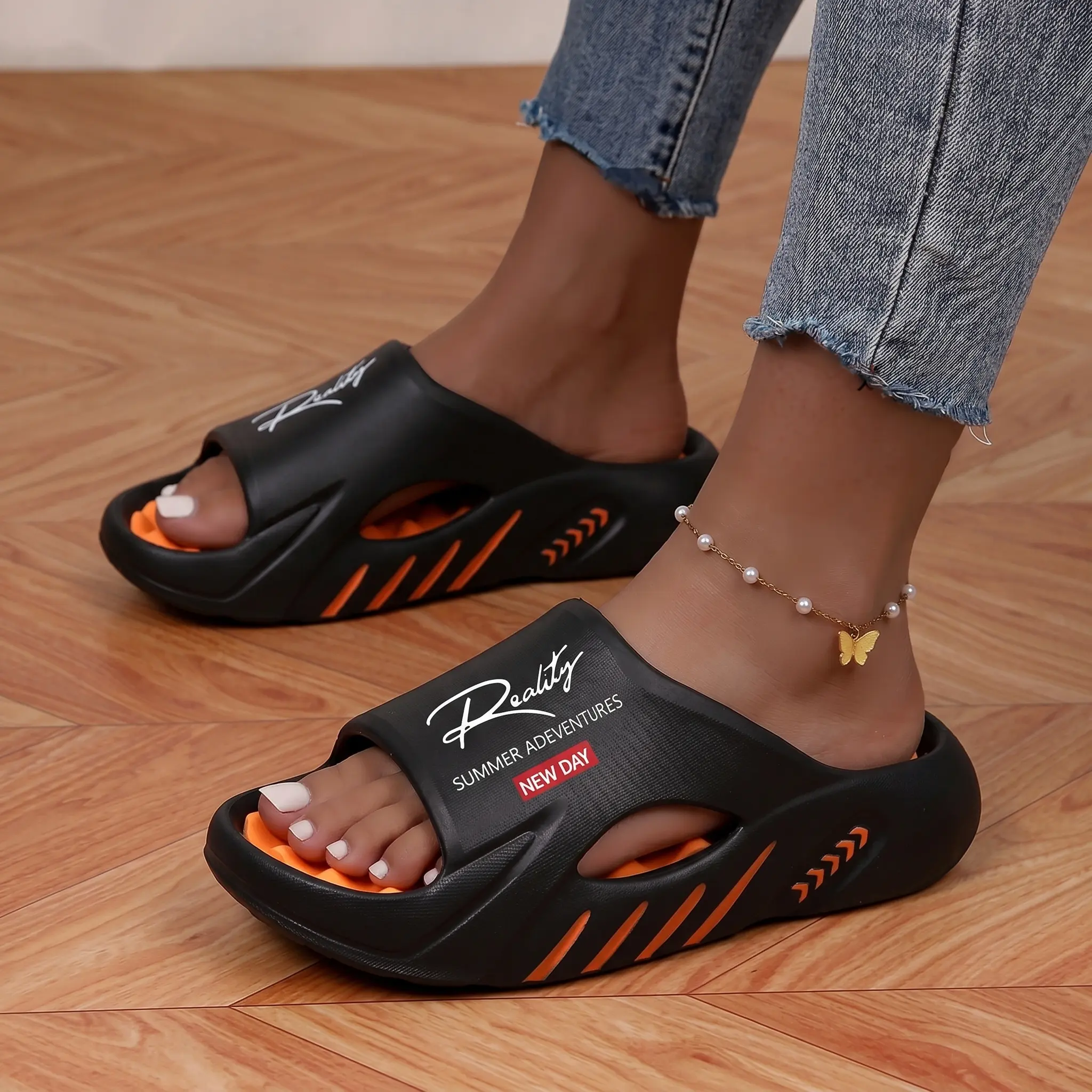 Women’s Massage Pillow Cloud Slides, Thick Platform EVA Sport Slippers, Hollow Breathable Recovery Slides, Non Slip Waterproof Aesthetic Sandals for Indoor Outdoor Beach Walking Shoes Girl Footwear Flipflop Flatform Tsinelas