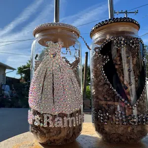 Custom Glass Cups - Perfect for Hot or Cold Beverages - Drinkware Bottles Tumblers Mug Customized