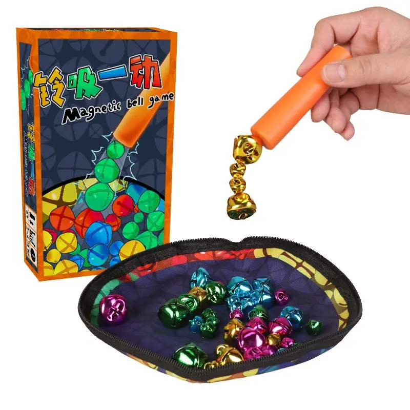 Portable Magnetic Bell Game Logic Puzzle Magnetic Chess Table Game Parent Child Interactive Toy Boys And Girls Birthday Present