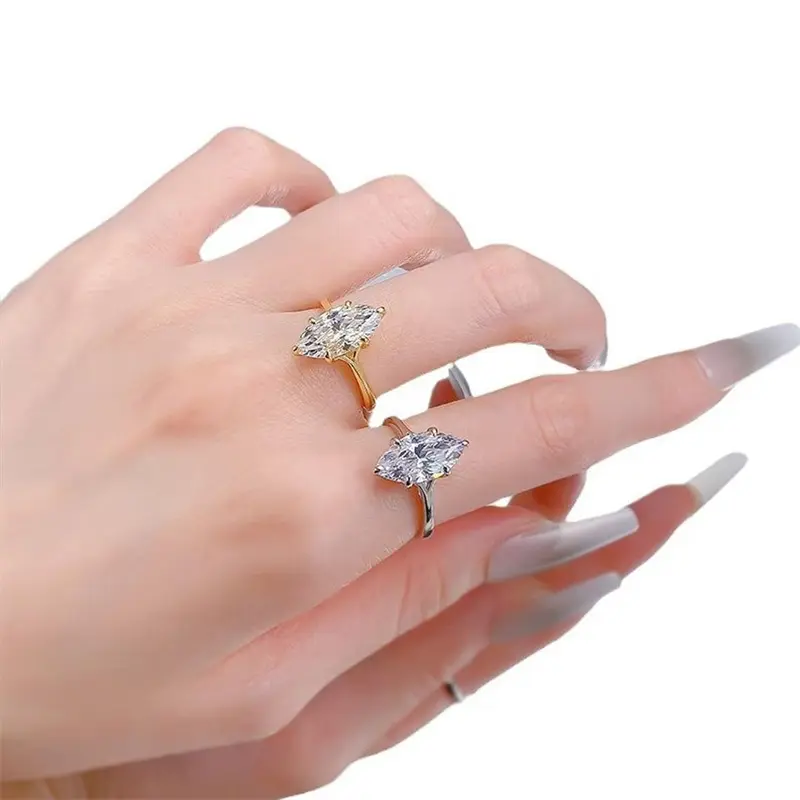 Women’s vintage horse eye teardrop ring — simple silver imitation jewelry for everyday wear; suitable as a gift for Thanksgiving, anniversaries, birthdays, and weddings.