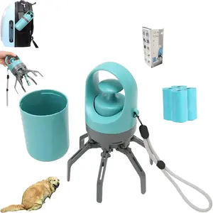 NEW Portable Pet Pooper Scooper,Portable Pooper Scooper for Dogs,Portable Poop Scooper with Bags,Pooper Scoopers with Bag Attachment