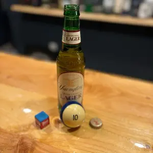 Number 10 Pool Ball Bottle Opener