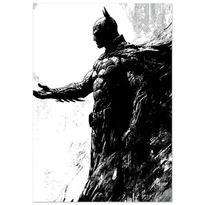 Dark Knight Comic Poster – Bring Gotham to Your Walls! 🦇✨
