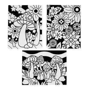 Color Your Own Fuzzy Magical Environment Posters - 12 Pc.