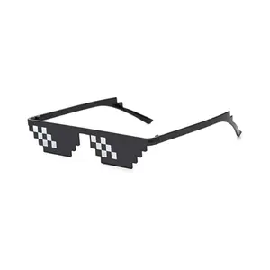 Pixelated Thug Life Sunglasses MLG Meme Glasses Party Costume Shades for Halloween