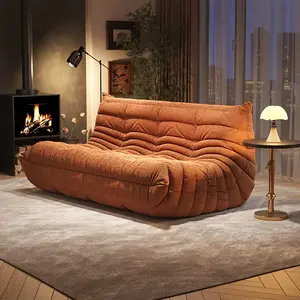 Adult Bean Bag Chair, Modern And Comfortable Lazy Sofa, Couple Sofa, Armless Cushioned Floor Chair, Teddy Velvet Sofa Bed, Suitable for A Variety Of Room Types, Game Sofa, Balcony Tatami, Multi-person Sofa Bed