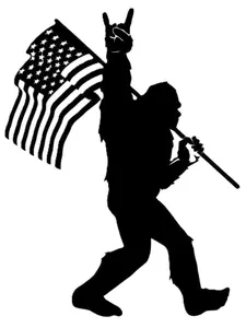 Sasquatch Vinyl Decals - Custom Bigfoot Sticker with State Design - Durable Waterproof Decal for Cars Laptops & More - Perfect Gift for Bigfoot Lovers & Outdoor Enthusiasts