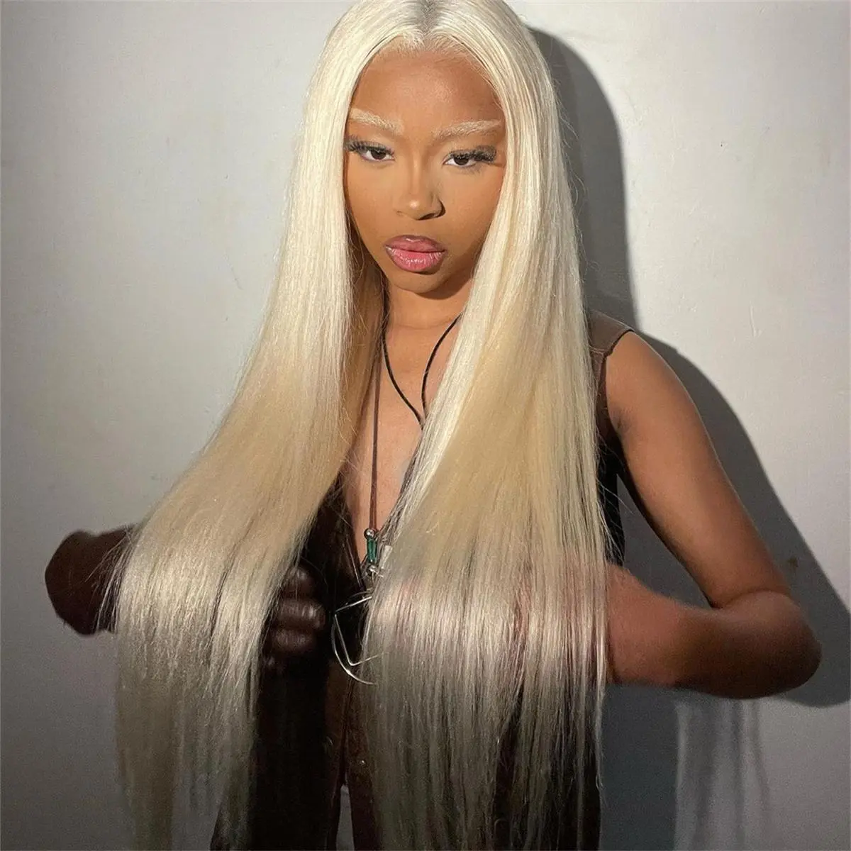 613 Blonde Straight 6*4 Wear Go Pre Plucked Hairline Pre Cut Lace Glueless Lace Closure Colored Wig BGMgirl Hair human hair wig Natural Density #mothersdaygift #SummerVibes summerwins