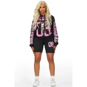 Tariqa Black Short Set