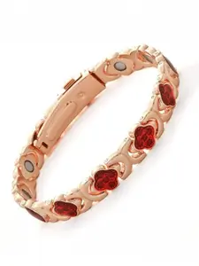 Copper Bracelets for Women Adjustable Bangle, Pure Copper Magnetic Bracelet with 3500 Gauss Effective Magnets