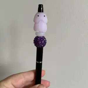 Richard Shaped Silicone Beaded Pen
