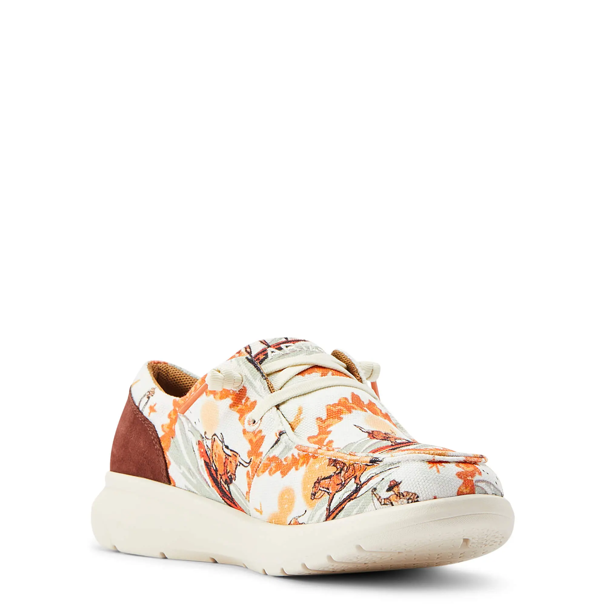 ARIAT Women's Hilo Western Aloha Laces Casual Trainers, Style 10044521