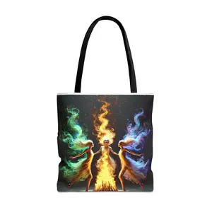 VIP Circle - 🜂 The Elemental Witches Tote Bag (AOP)