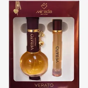 Mirada Perfumes Verato Pour Femme Set 100 ml + 20 ml Travel Size Fragrance Gift Set for Women