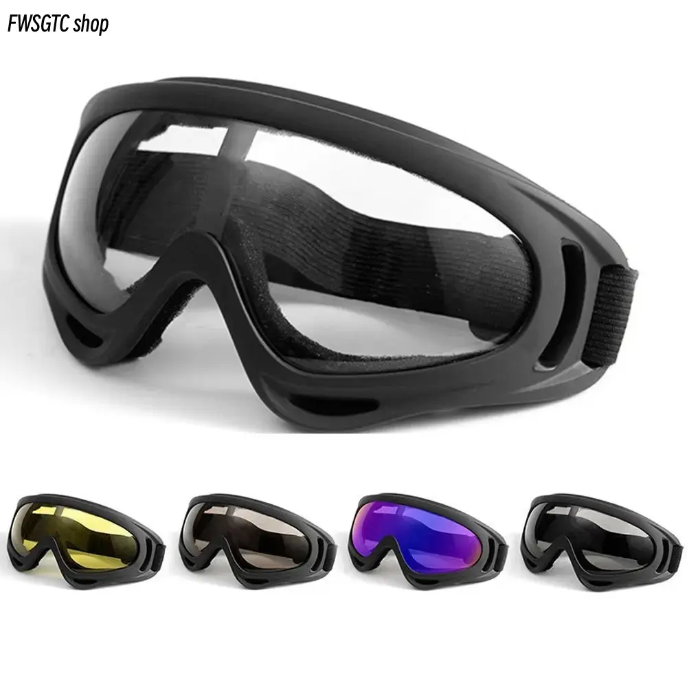 Military Tactical Outdoor Goggles for Men, Explosion-Proof & Dust-Splash Protection Eyewear, Windproof Impact Resistant Glasses Ideal for Motorcycle Riding, Skiing, Hiking & Outdoor Sports
