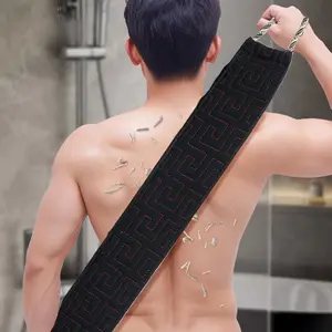 Back Scrubber for Shower Exfoliating Back Bath Cleansing Brush with Handle Reversible,Exfoliating Body Brush for Shower,Deep Cleansing Your Skin,Men and Women