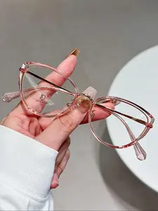 Vintage Cat Eye Frame Eyeglasses, High Quality Eyeglasses, Blue Light Blocking Eyeglasses for Women & Men, Fashion Eyeglasses for Work, Daily Clothing Decor, for Student Daily Use
