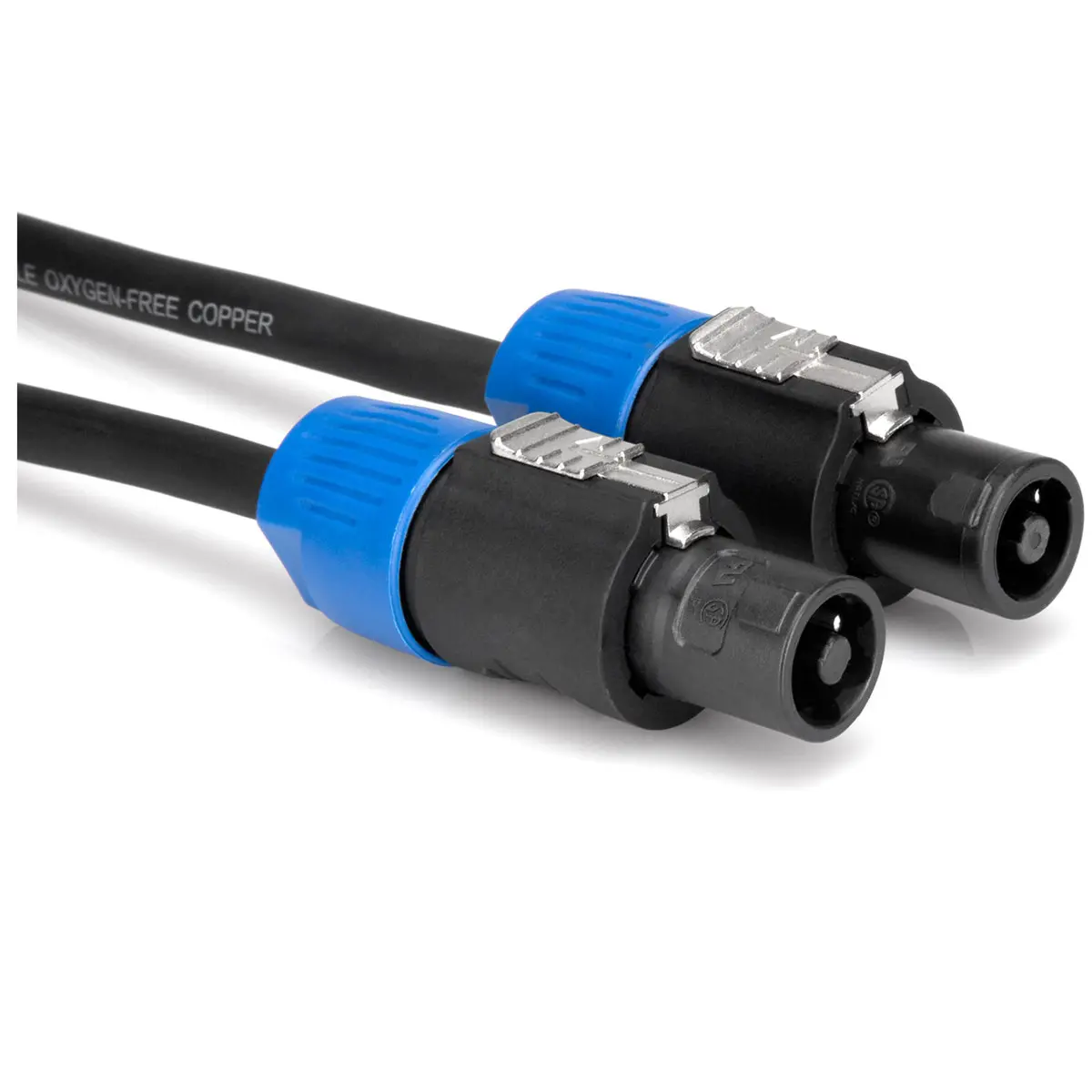 Hosa Technology 100' 14 AWG 2-Conductor Speakon-to-Speakon Speaker Cable for Audio Equipment Connection