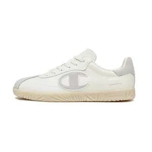 Champion Champ Trainer EC Classic Logo Retro Low-Top Sneakers for Men and Women in White and Gray Trending Shoes, House White Official Shoes to Get / Maison Mihara