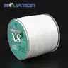SIIUATION 8-Strand PE Braided Fishing Line, x8-100lb-300m Smooth Long Throw Long Cast Line, 300m/328yds Super Strong Wear-Resistant Spin Casting Gear, 12/25/40/60/80/100lb Options for Outdoor Fishing