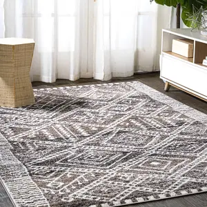 JONATHAN Y Tayri Modern Tribal Geometric Indoor Area Rug; for Living Room, Kitchen, Bedroom, Dining Room, Office