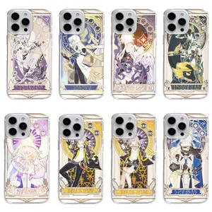 Honkai: Star Rail Tarot Art Phone Case, Ideal Gift for Anime Fans, Shockproof Cover for iPhone 17, 16, 15, 14, 13, 12, 11, Pro, Pro Max, Air, Plus | Samsung Galaxy S23, S24, S25, S26, Plus, Ultra  Transparent magnetic cover