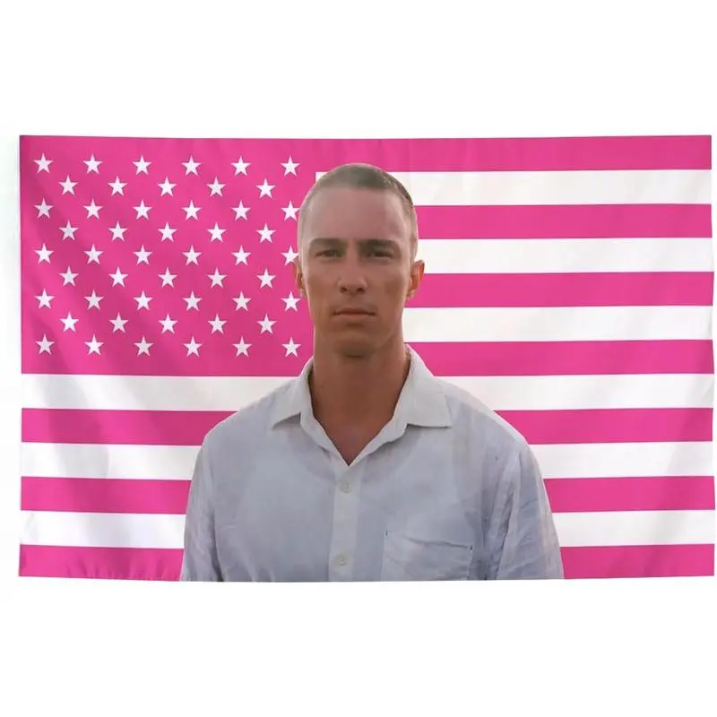 Drew Starkey Rafe Cameron Watercolour Print Strong Blush Pink Light Linen-Cotton Wall Tapestry, Glam Home Decor, Hand Wash Safe College Dorm Indoor Decorative Accent