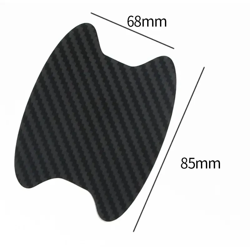 1Pc/01 Set Car Styling Mouldings sticker Car Door stickerCarbon Fiber Scratches Resistant Cover Auto HandleProtection Film Parts