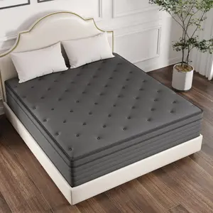 8 inch Medium Firm Hybrid Mattress Memory Foam and PocketSpring Twin Full Queen King Size Mattress In a Box