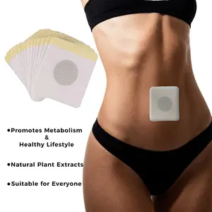 100 Pieces Abdominal Care Patches, Contains Plant Extracts, Supports Daily Body Care, Maintains Normal Metabolism, Suitable for Most People