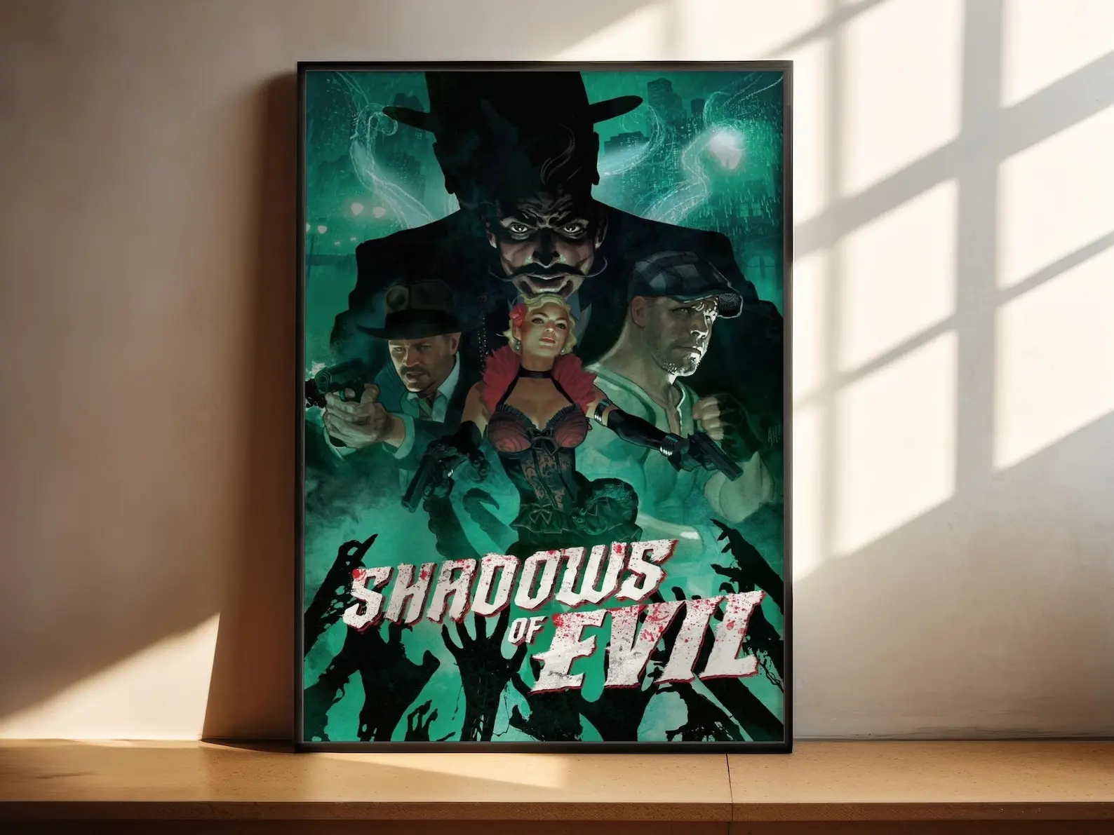 Video Game Poster Print Unframed | Gaming Wall Art | Gamer Wall Decor | Video Game Print | Matte Poster | Zombie Game Poster