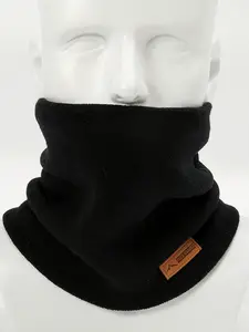 Women's Casual American Style Thick Faux Wool Winter Scarf, 21x24cm Knitted Neck Warmer, Ideal Gift for Family or Boyfriend