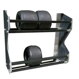2-Tier Karting Tire Rack