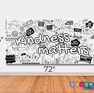 Kindness Matters Large Coloring Poster. 3'x6' Kindness Matters Large Coloring Poster. 3'x6'